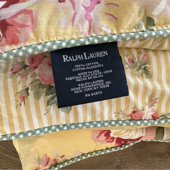 Rare Vintage Ralph Lauren Sophie Brooke Floral Comforter Twin 100% Cotton - Picture 4 of 11